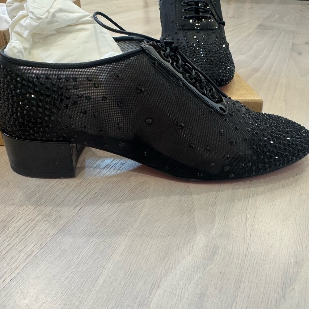 Christian Louboutin dedgraginzbar crystal flats